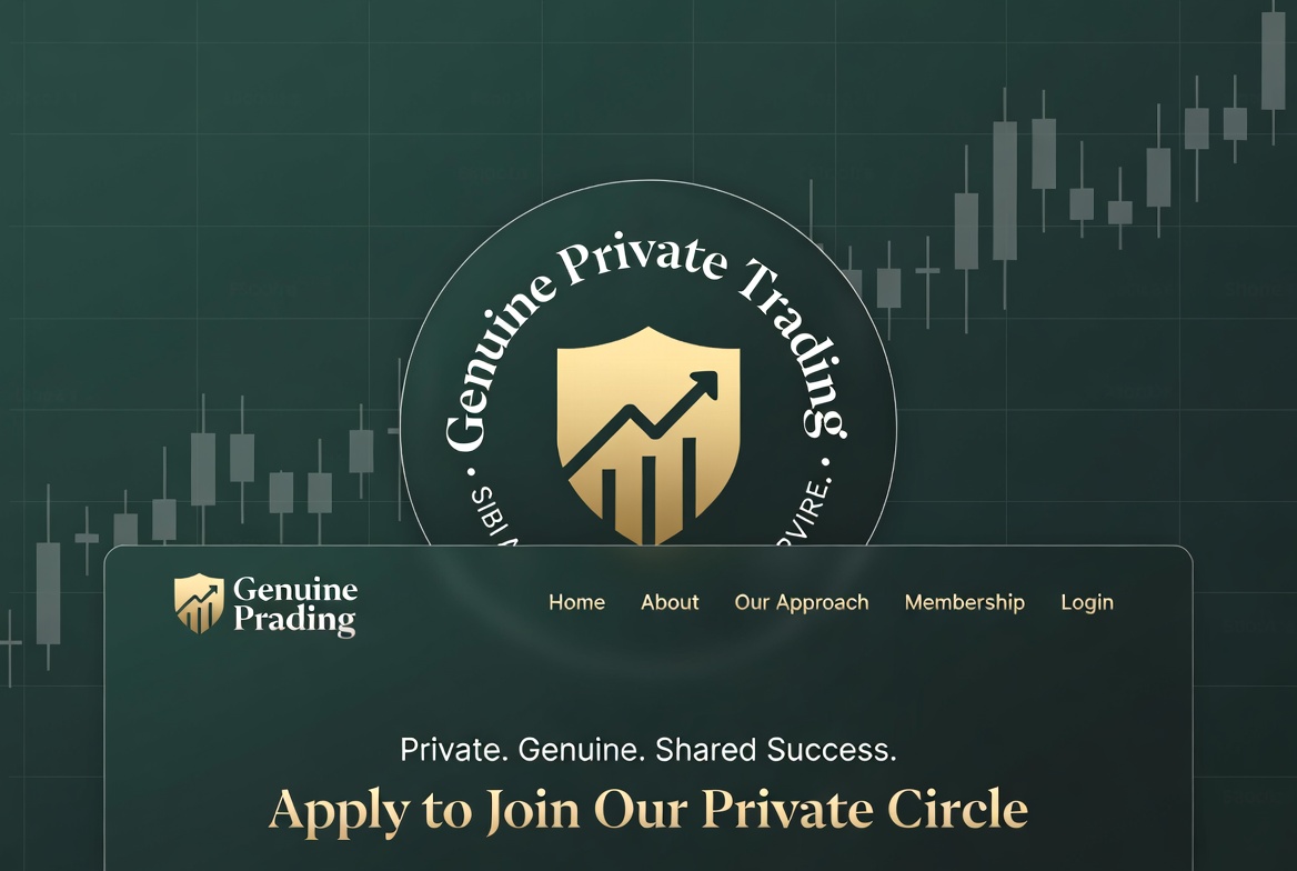 Illustrative portfolio performance chart for Genuine Private Trading